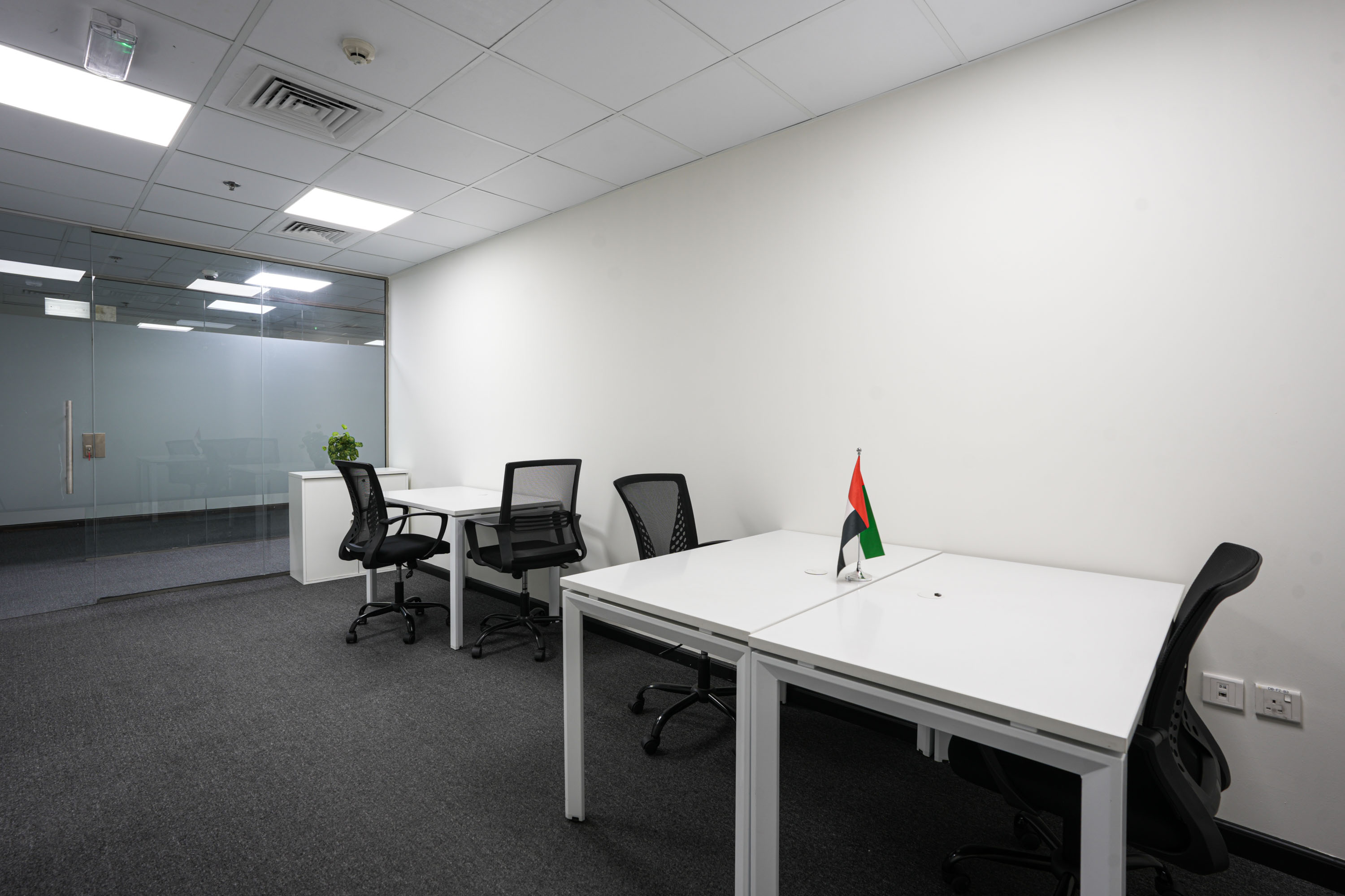 Private office interior at GAL Business Center