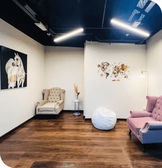 Business lounge at GAL Business Center